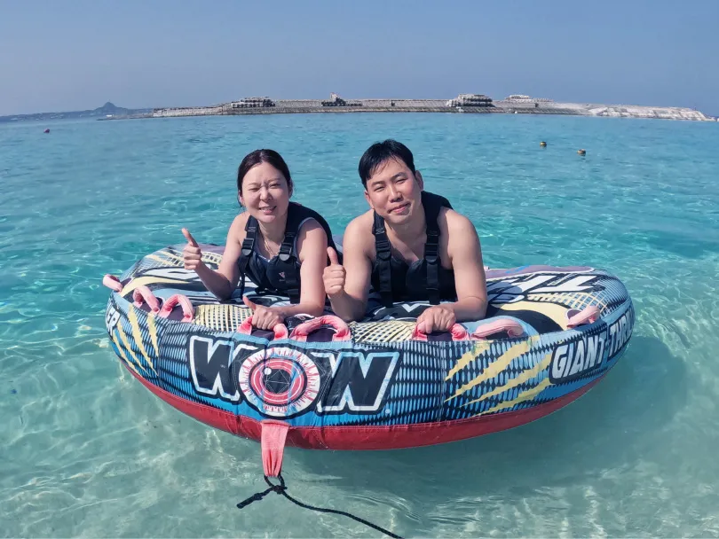 マリンスポーツ3種＋日帰り海水浴｜沖縄水納島オーシャンスタイル