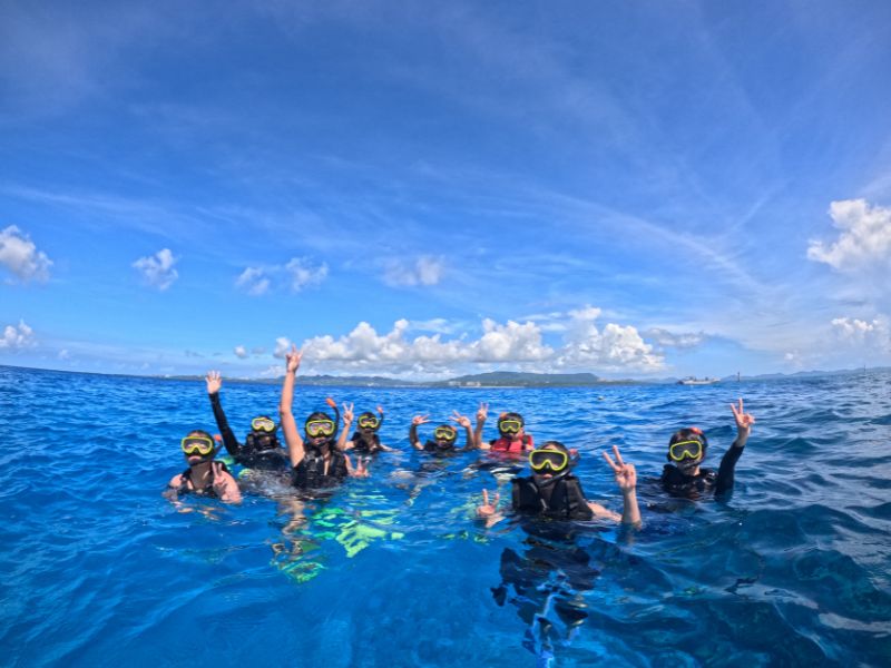 わくわくボートシュノーケリング＋日帰り海水浴｜沖縄水納島オーシャン
