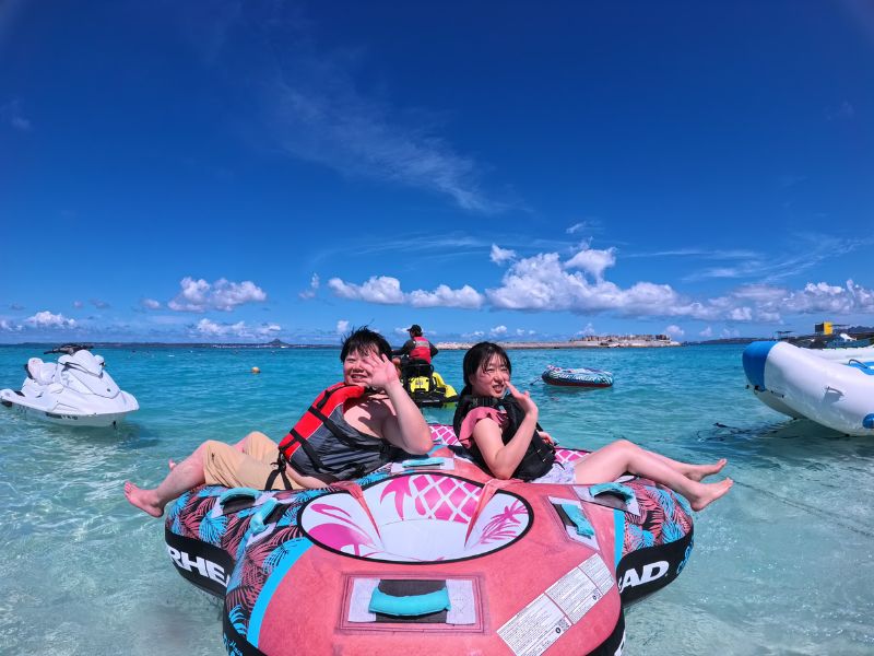 マリン3種＋日帰り海水浴｜沖縄水納島オーシャンスタイル
