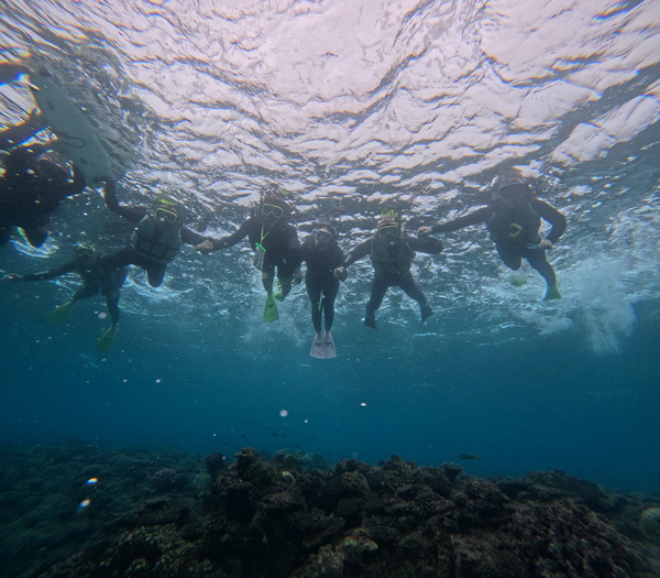 水納島ボートシュノーケリング＆修学旅行マリン体験学習！！